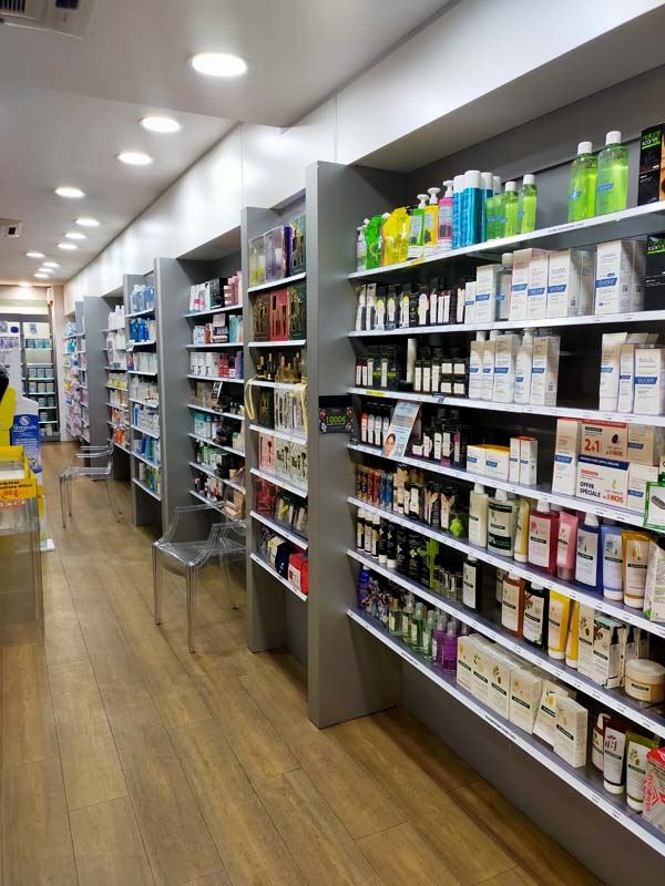 Rayon dermocosmétique de la Pharmacie Bouton